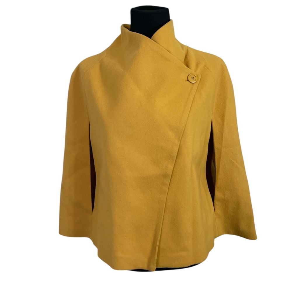 Jack by BB Dakota Yellow Cape poncho jacket